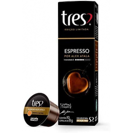 Cápsula de Café Espresso Tres Id Coffee Alex Atala 8G - 10 Capsulas na Amazon