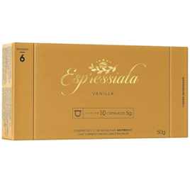Cápsula de Café Vanilha Espressiata Caixa com 10 Cápsulas na Casas Bahia