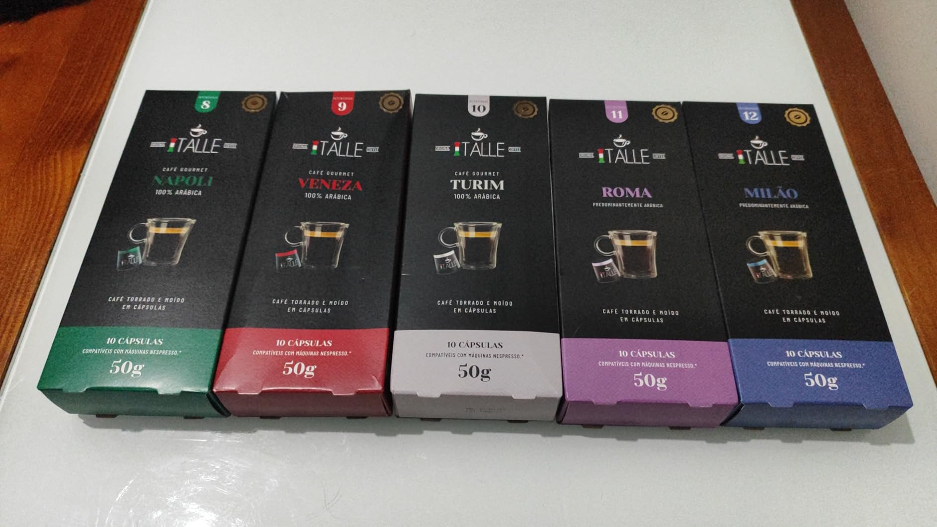 Cápsulas Compativeis Nespresso Café moido e torrado Cafe Italle 50 Und na Amazon