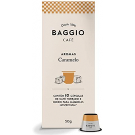 Cápsulas de Café Baggio Café Aroma Caramelo compatível com Nespresso contém 10 cápsulas na Amazon