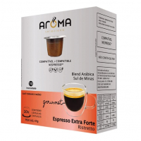 Cápsulas De Café Espresso Extra Forte Aroma, Compatível Com Nespresso, Contém 10 Cápsulas na Amazon