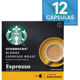 Capsulas de Café Starbucks Blonde Espresso Roast 12 Unidades na Dolce Gusto