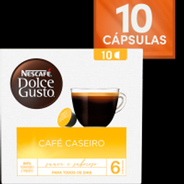 Cápsulas Dolce Gusto Café Caseiro - 10 Cápsulas na Dolce Gusto