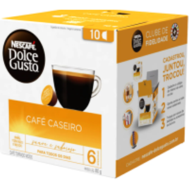 Cápsulas Dolce Gusto Café Caseiro - 10 Unidades na Extra