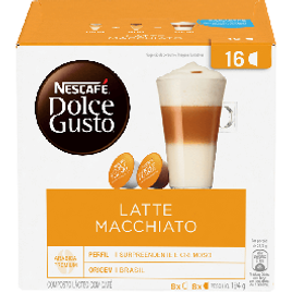 Cápsulas Dolce Gusto Latte Macchiato - 16 Unidades na Dolce Gusto