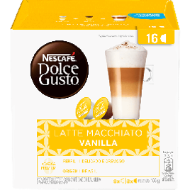 Cápsulas Dolce Gusto Vanilla Latte Macchiato - 16 Unidades na Dolce Gusto