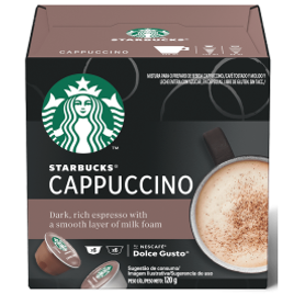 Cápsulas Starbucks Cappuccino - 12 Unidades na Dolce Gusto