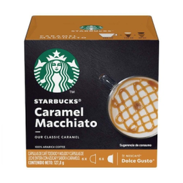 Cápsulas Starbucks Caramel Macchiato By Nescafé Dolce Gusto - 12 Unidades na Casas Bahia