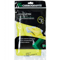CARBOGRAFITE Luva Látex Tamanho M Carbografite 012173212 Amarelo na Amazon