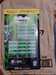 Carga para Aparelho de Barbear Gillette Mach3 Sensitive 20 unidades na Amazon
