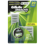 Carga para Aparelho de Barbear Gillette Mach3 Sensitive – 20 unidades na Amazon