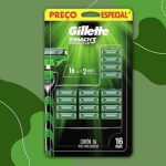 Carga para Aparelho de Barbear Gillette – Mach3 Sensitive 16 Cargas na Magazine Luiza