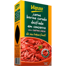 Carne Bovina Curada Desfiada Sabor Carne Seca 400G na Vapza