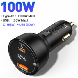 Carregador Automotivo Baseus 100W Porta 1A  + Porta 2C USB CCZX-160C na Aliexpress