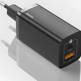Carregador Baseus Tipo C 65W GaN Quick Charge 4.0 na Aliexpress