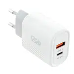 Carregador de Parede Ultra Rápido com 1 Saída USB-C Power Delivery 20W + 1 Saída USB-A 18W I2GO – i2GO PRO, Branco na Amazon
