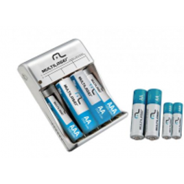 Carregador de Pilhas AA ou AAA Multilaser - CB093 na Multi