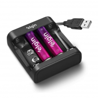 Carregador De Pilhas E Baterias USB Com 2 Pilhas AA 1500mAh Recarregáveis na Amazon