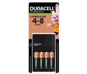 Carregador de Pilhas Recarregáveis AA e AAA Com 4 Pilhas AA – Duracell na Amazon