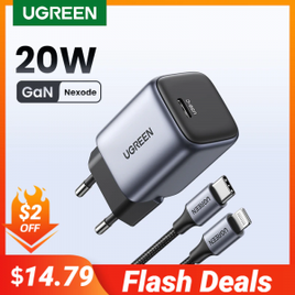 Carregador GaN 20W Mini Ugreen na Aliexpress