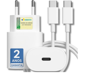 Carregador Turbo 25W Compatível iPhone 16, 16 PRO, 16 PRO MAX iPhone 15 PLUS 15 PRO 15 PRO MAX, GALAXY, Todos ANDROID Entrada TIPO-C + Cabo Reforçado USB-C – Fast Power na Amazon