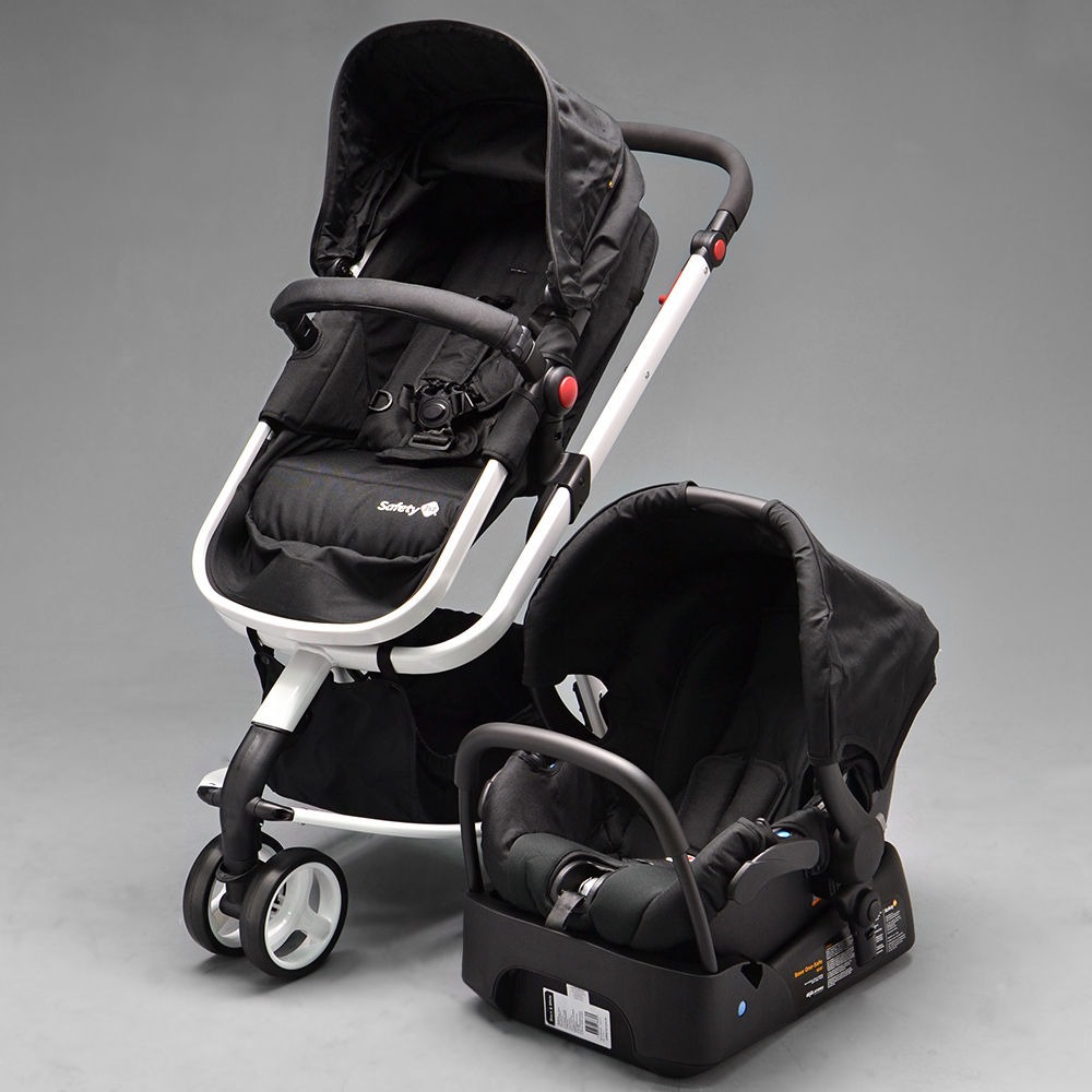 Carrinho de Bebê Travel System Mobi Black & White com Bebê Conforto – Safety 1st na Americanas