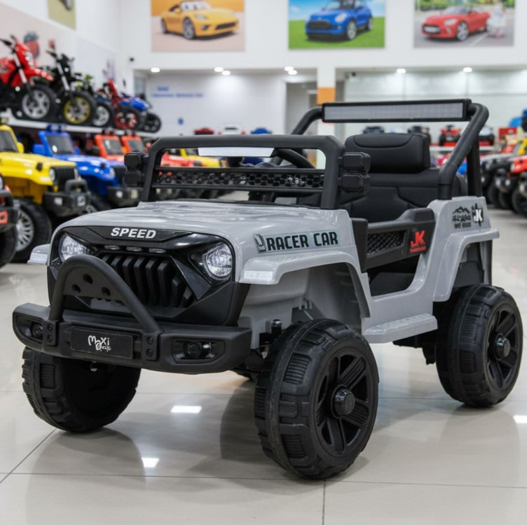 Carrinho Elétrico Infantil Mini Jipe Ride On 12v Maxi Toys (Cinza) na Amazon