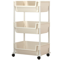 Carrinho Organizador Multiuso 3 Prateleiras Com Rodinhas Para Cozinha Banheiro Salão na Amazon