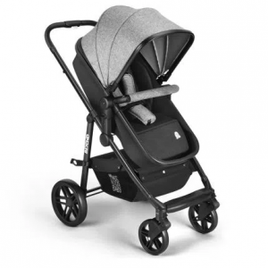 Carrinho Passeio Beyond 2 em 1 Assento Moisés 0-15kgs Cinza Multikids Baby - BB429 na Multi