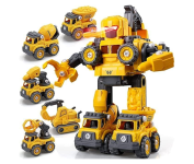Carrinho Robô 5 Em 1 Monta Desmonta Construbots na Amazon