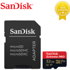 Cartão de Memória Micro SD Sandisk Extreme Pro Flash 32GB U3 4K na Aliexpress