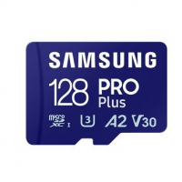 Cartão De Memória Samsung PRO Plus 128GB Azul na Fastshop