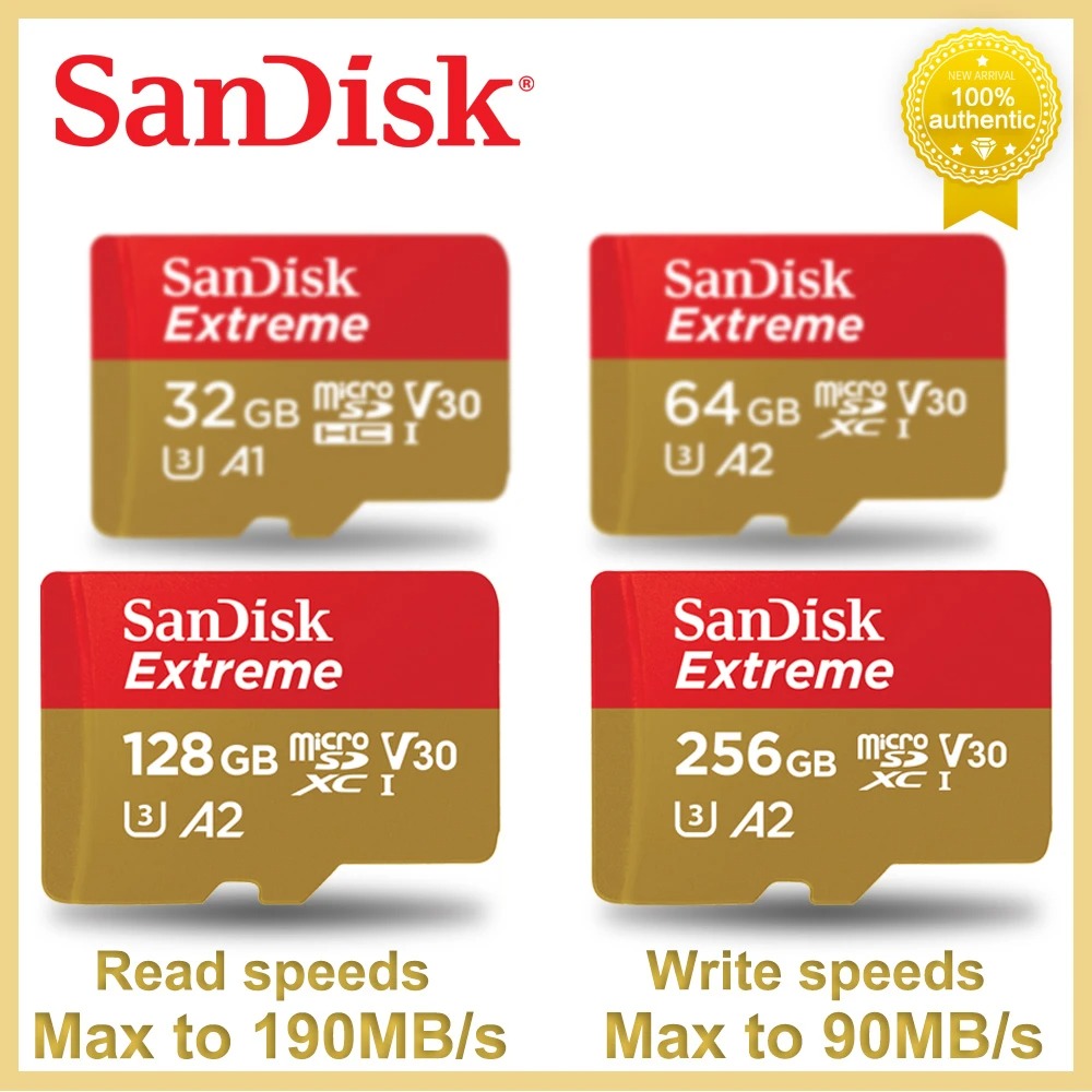 Cartão de Memória SanDisk Extreme na Aliexpress