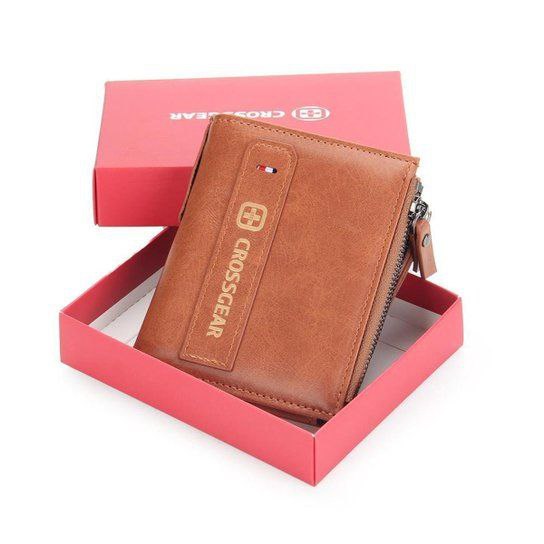 Carteira Masculina Crossgear De Botão Com Porta Documentos na Netshoes