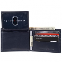 Carteira Masculina De Couro Tommy Hilfiger – Dobrável Fina Com 6 Divisórias... na Amazon