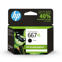 Cartucho HP 667XL Preto Original (3YM81AB) na Amazon