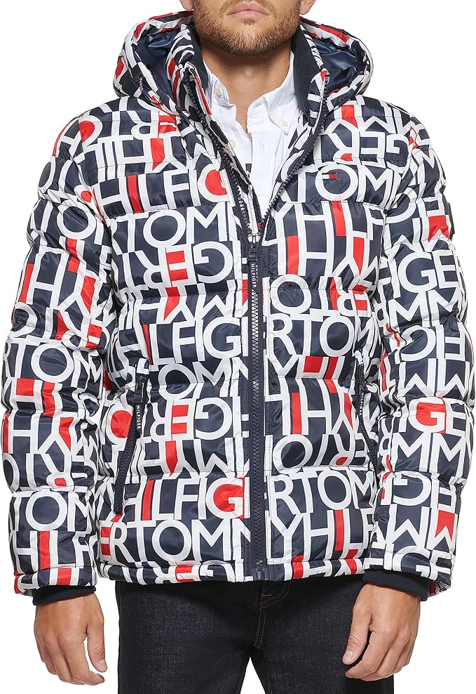 Casaco alternativo Jaqueta masculina acolchoada com capuz Tommy Hilfigermasculino na Amazon