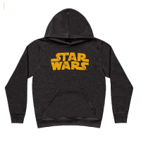 Casaco Com Capuz Em Moletom Star Wars, Meninos, Fakini, Preto Mescla, 14 (até 16), Casaco35-STW na Amazon