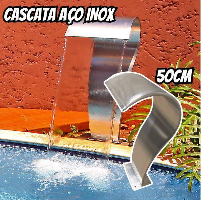 CASCATA NAJA AÇO INOX PISCINA na Amazon