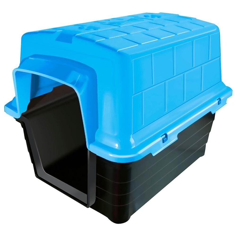 Casinha Plástica para Cachorro Furacão Pet Linha Export Tamanho 3 com Ventilação de Ar na Casas Bahia