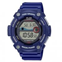 Casio Relógio Esportivo Masculino De Quartzo Com Pulseira De Resina, Preto, 5 (modelo: WS-1300H-2AVCF) na Amazon