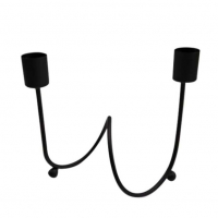 Castiçal Em Ferro A15cm Preto L Hermitage - Full Fit na Amazon