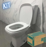 Celite 1647230010300 – Kit Bacia com Caixa, Assento Polipropileno e Complementos de Instalação Like, 36 x 61 x 74 cm, Branco na Amazon
