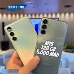 Celular Samsung Galaxy M15 5g, 6.000mah, Câmera Tripla Até 50mp, 128gb – Azul Claro na Amazon