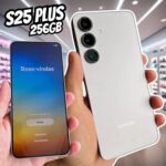 Celular Samsung Galaxy S25+ 5G, 256GB, 12GB RAM, Câmera Tripla de 50+12+10, Tela Grande de 6.7″, Azul na Amazon