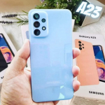 celulares e smartphones Smartphone Samsung Galaxy A23 128GB Azul 4G – Octa-Core 4GB RAM 6,6” Câm Quádrupla + Selfie 8MP na Magazine Luiza