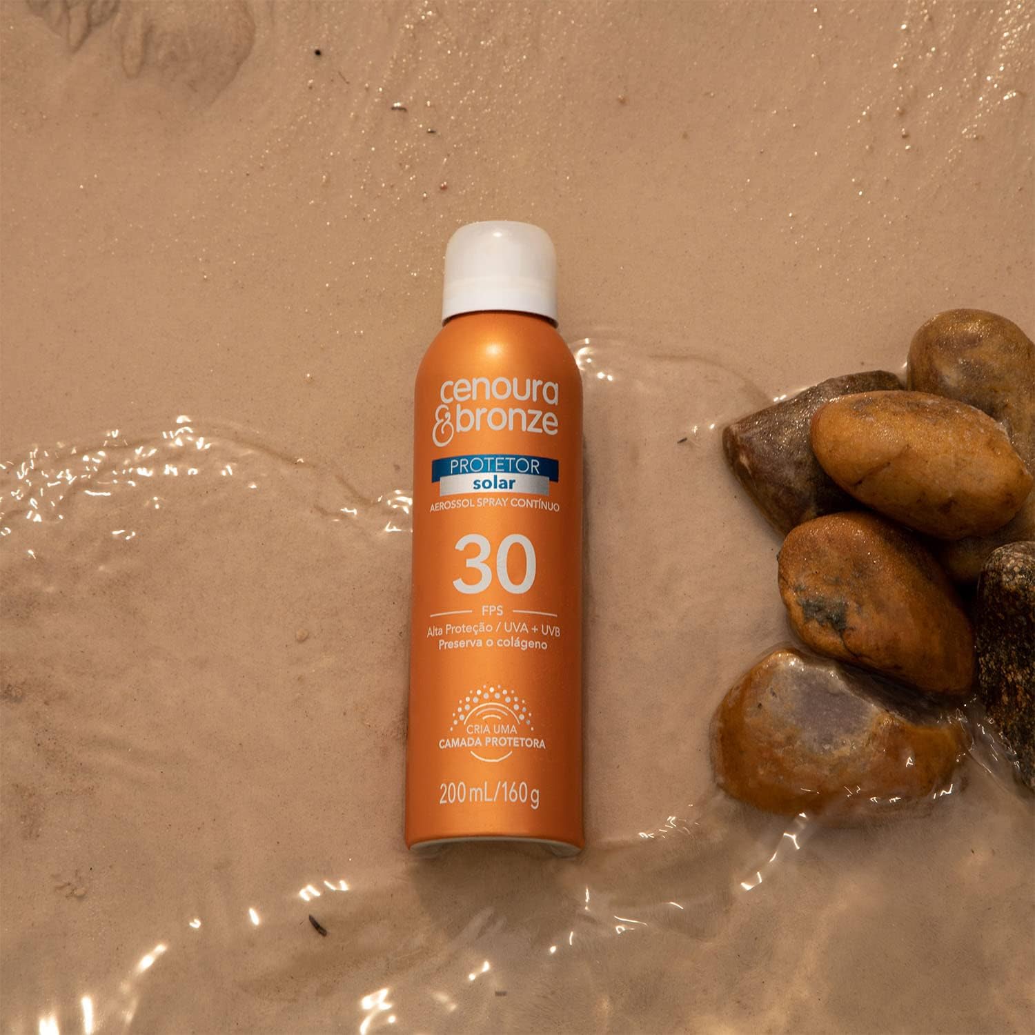Cenoura e Bronze Protetor Solar Aerossol Cenoura E Bronze Fps30 200Ml Cenoura E Bronze na Amazon