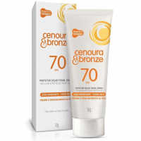 Cenoura E Bronze Protetor Solar Facial Fps70 - 50 G na Amazon