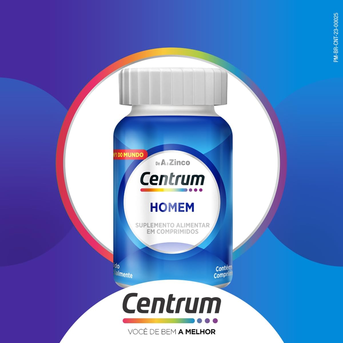Centrum Homem Multivitaminico Diário com Magnésio, Vitamina D e Vitamina B12, 60 Comprimidos na Amazon