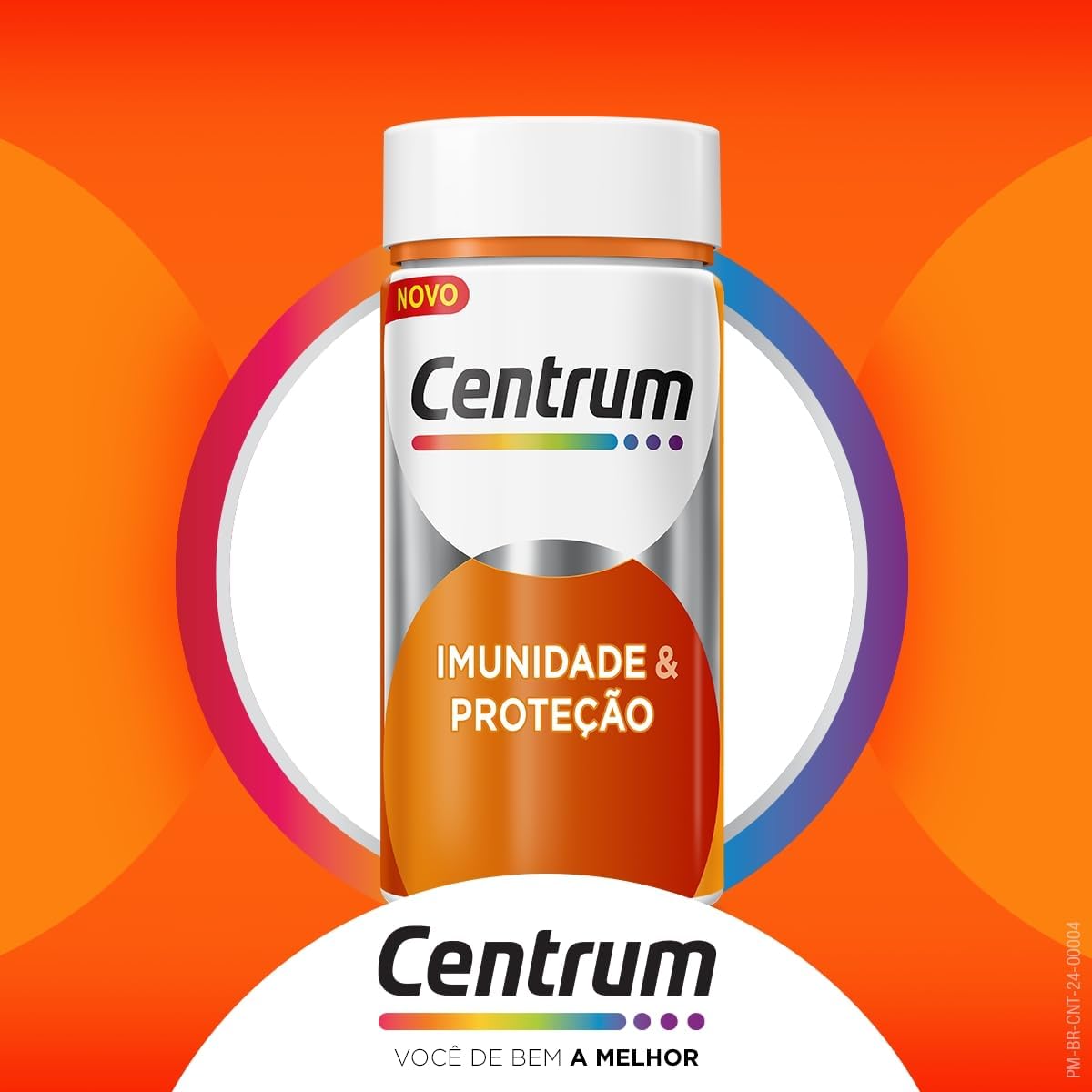 Centrum Suplemento Vitamínico Imunidade e Proteção com Vitamina C, Vitamina D, Vitamina A e Zinco, Ideal para Imunidade e Manutenção da Pele, 60 Cápsulas na Amazon